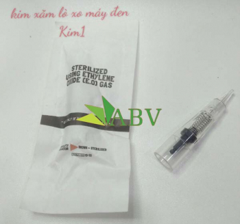 Kim xăm lò xo máy đen kim 1