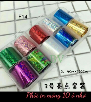 Sét phôi in móng 3d