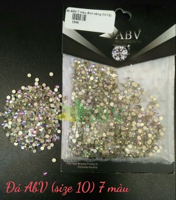 Đá ABV 7 màu (10,12) đích vàng