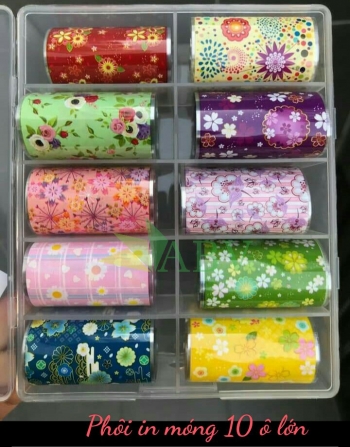 Sét phôi in móng 10 ô lớn