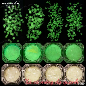 Sét kim tuyến dạ quang 6 ô