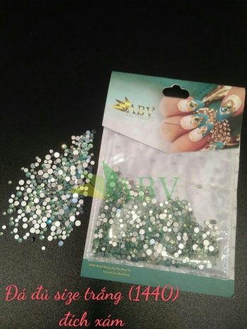 Đá đủ size trắng (1440v) đích xám