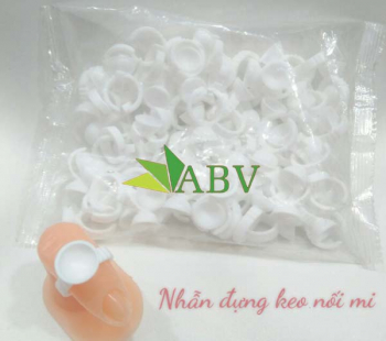 Nhẫn đựng xăm, keo nối mi ( 100 c )