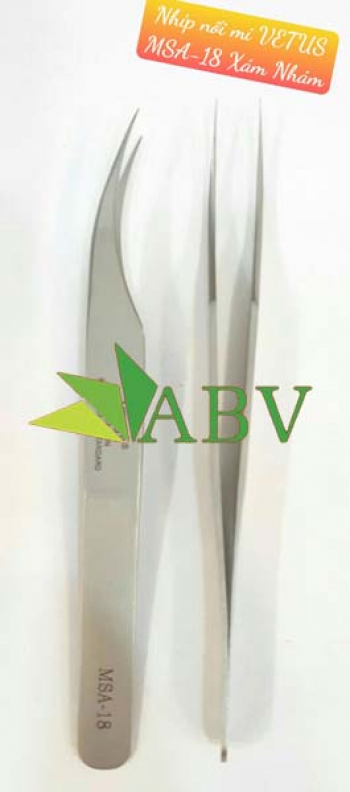 Nhíp nối mi VETUS (MSA-18 Xám nhám)