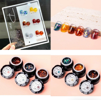 Sét Gel Đắp Hổ Phách Pirse 6 Màu