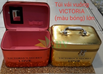 Túi vải vuông VICTORIA (màu bóng) lớn