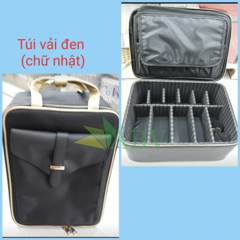 Túi vải đen (chữ nhật)