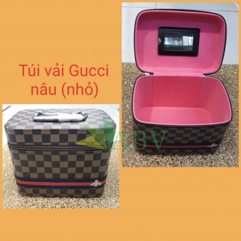 Túi vải GUCCI nâu (nhỏ)
