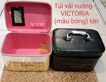 Túi vải vuông VICTORIA (màu bóng) lớn