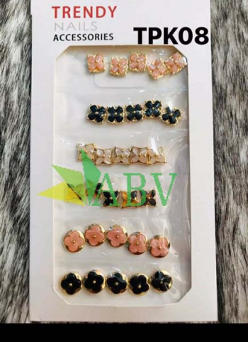 TRENDY Nail vĩ trắng 6 ô