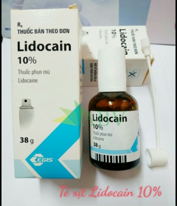 Tê xịt Lidocain 10%