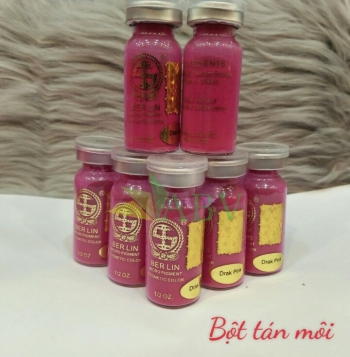 Bột tán môi chai