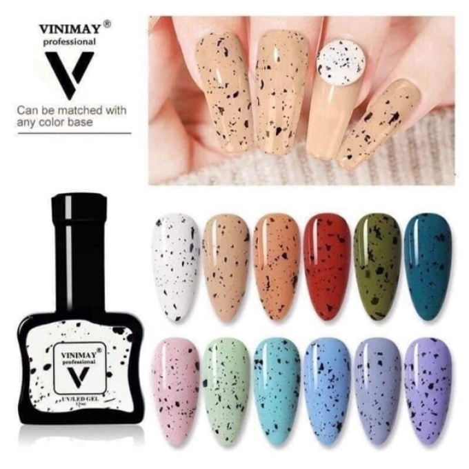 Top Coat Trứng Cút Gel Vinimay